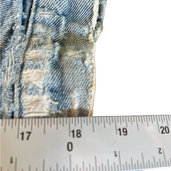 VTG Carhartt Blanket Lined Distressed Light Denim Faded Jacket Sz L. #PJB008 - Picture 8 of 16